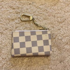 Checkered Coin Purse